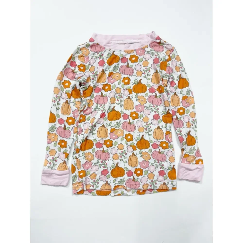 Stitchy Fish Homeland Harvest Bamboo Pajama Set in Pink